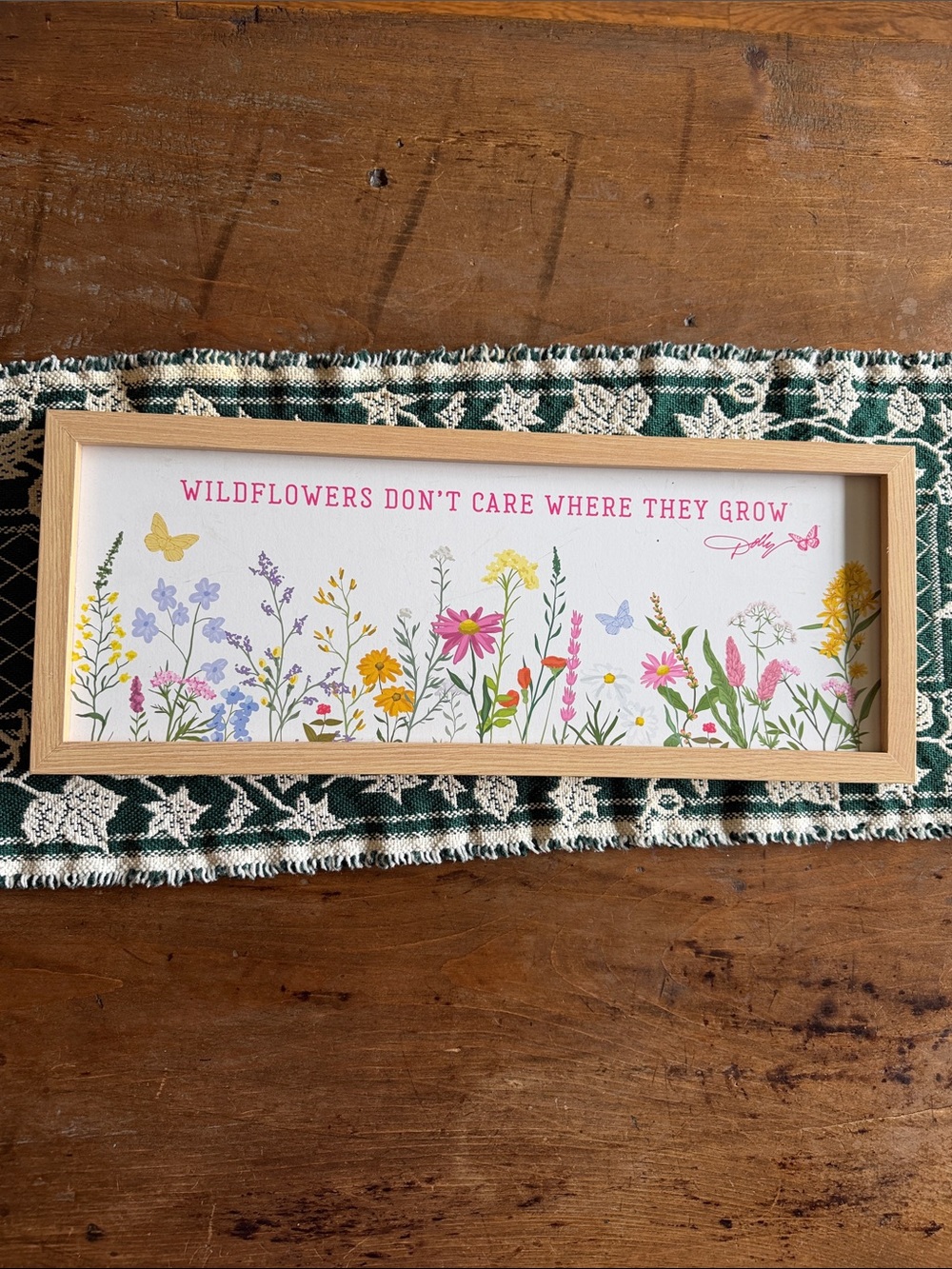 Wildflowers Don't Care Where They Grow - Multicolor Art Print